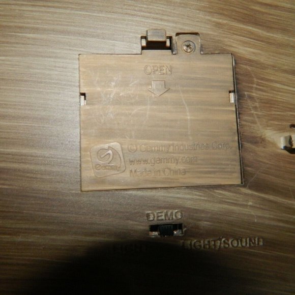 Gemmy Halloween Fiber Optic Beware Sign Lights & Sounds Skull RARE - Picture 2 of 2